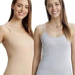 Jockey 1487 Women's Super Combed Cotton Rib Camisole with Adjustable Straps and Stay Fresh Treatment-picture-49