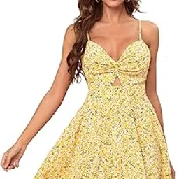 aahwan Women's Fit And Flare Mini Dress image 1