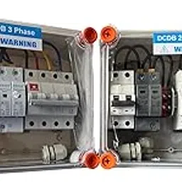 ACDB DCDB 3 Phase 6-10 kw compatible with Havells mcb + Sibass SPD-picture-21