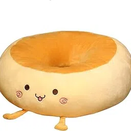 ARTISOUL Round Tatami Floor Pad Meditation Pouf Chair Cushion for Lounge Living Room Cute Face | Home Decor | Pillows-image-58