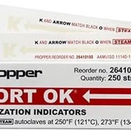 Propper Manufacturing 26410100 Sterilization Indicator Strip, 4" Length (Pack of 250)-picture-31