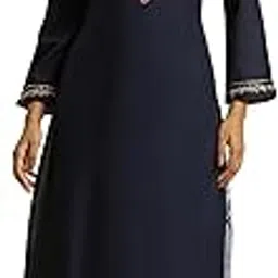 Women's Viscose Regular Fit Casual Kurta-image-54