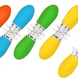 Augsun 10Pcs/5 Pairs Stainless Steel Corn Cob Holders Twin Prong BBQ Fork with Silicone Handle for Home Cooking Parties Camping-picture-23