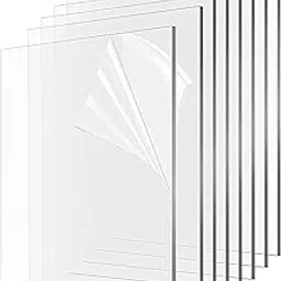 Clear Transparent acrylic sheet 5 mm board for home décor DIY craft projects window glass painting Picture frames display etc (12X24 Inch, 1) image 1