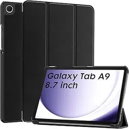 Robustrion Cover for Samsung Galaxy Tab A9 Cover Case 8.7 inch, Flip Stand Cover Case for Samsung Galaxy Tab A9 Tablet Cover [SM-X110/X115/X117] - Black-picture-61