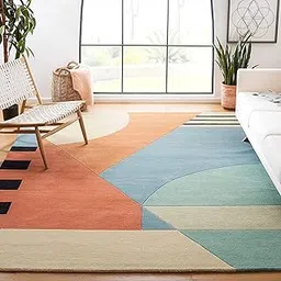 Hitex Carpet Tufted Wool Blend Anti Slip Area Rugs Handmade Tufted Carpet 9x12 feet Size Carpet for Livin Room-picture-39
