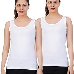 cate melby New White Vest for Womens Soft Pure Cotton Pack of 2-picture-12