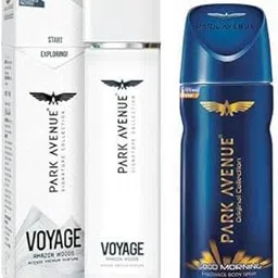 Park Avenue Woods Intense Premium Perfume 120Ml + Good Morning Body Spray For Men 150Ml (2 Items In The Set)-picture-19