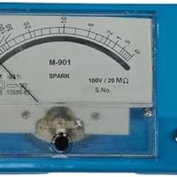Spaark (Similar to MECO-901) Insulation Tester/Megger Battery Operated 100V/20Mohm Analog-picture-12