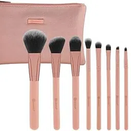 BH STUDIO PRO makeup brush set, Pretty In Pink 10 Piece Brush Set with Cosmetic Bag-picture-49
