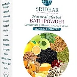SRIDHAR Natural Herbal Bath Powder Ubtan Maavu Nalangu Sunni Pindi for Healthy Skin & Body Scrub, Makes Skin Smoother & Brighter-picture-32