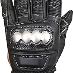 BIKING BROTHERHOOD SEMI Gauntlet Gloves Black-picture-19