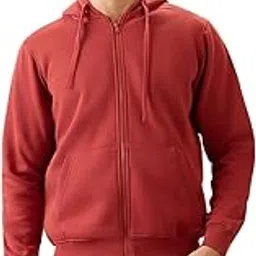 Men Full Sleeve Regular Fit Solid Pattern Cotton Polyester Blend Hooded Hooded Casual Sweatshirt-image-62