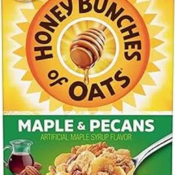 Honey Bunches of Oats Maple Pecan, Heart Healthy, Low Fat Cereal, made with Whole Grains, 340gm (1)-picture-70