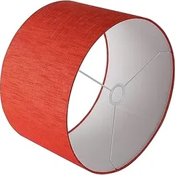 Jute Lamp Shade For Tripod Lamp 12X12x8 Size Suitable For Home Floor Lamps Red Color-image-1