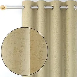 FRESH FROM LOOM Living Room Bedroom Long Door Curtains | Room Darkening | Blackout | Thermal Insulated Noise Reducation (Color Light Beige| 10 Feet Long Set of 2 | 100% Blackout)-image-37