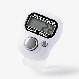 Digital Finger Tally Counter LCD Display with Adjustable Strap White Manual Click Counter for Prayer Tasbeeh Exercise Counting-Pack 2-picture-22