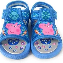 coolz Kids Chu-Chu Sound Musical First Walking Sandals C-2A Blue for Baby Girls for 1-2.5 Years-picture-13