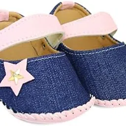 neska moda 6 To 12 Months Baby Girls Synthetic Leather Sling Back Belly Sandal/Booties-BT2308-picture-37