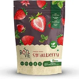 BONVIE Snacks Freeze-Dried Fruit Snacks -100% Natural Sliced Fruit, Great for Healthy Snacks, NO Added Sugar or Preservatives, Gluten-Free, Vegan, Good Gift (Pack of 1, Strawberry)-picture-13