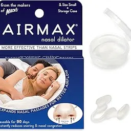 Mackâ€™s Small - Clear: Airmax Nasal Dilator For Better Sleep - Natural, Comfortable, Anti Snoring Device, Snoring Solution For Maximum Airflow And Easier Breathing (Small â€“ Clear)-picture-27