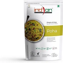 Indian Kitchen Foods Instant Poha - Freeze Dried, Gluten-Free, Ready-to-Eat Indian Vegan Meal-image-27