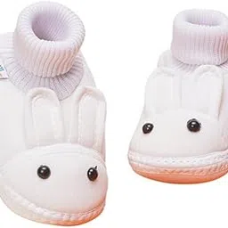 neska moda 0 To 6 Months Baby Boys & Baby Girls Cute Soft Cotton Pre-Walker Rabbit Face Booties -BT4888-picture-28