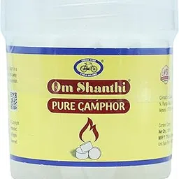 Cycle Om Shanthi Pure Camphor, 110 Pieces Jar-image-74