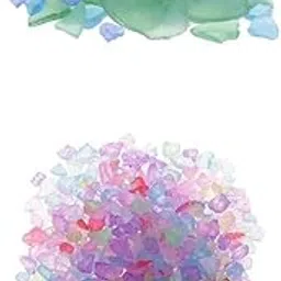 FABLOFT® 520g Colored Decorative Seal Glass Mosaic Jewelry DIY Filler Fish Tank-picture-39