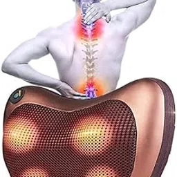 Electric Shiatsu Cushion Pillow Infrared Heat Therapy Massager with 3 Mode Settings | Deep Tissue Massager for Shoulder, Neck and Back Pain Relief - Swiss Relaxation therapy-picture-34