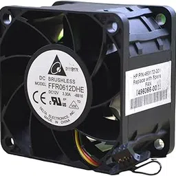 FFR0612DHE delta 60x60x38mm Computer Chassis Server Fan, 12V, 3.3A, PWM Speed Control, 4-Wire Connector-picture-18
