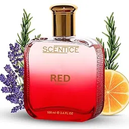 Scentice Red Eau De Parfum, Premium Perfume for Men, Long Lasting Smell, Aqua Floral Fragrance Scent - (100 ml)-picture-14