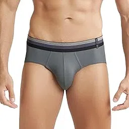 jockey HG13 Men's Microfiber Elastane Stretch Solid Brief with Stay Dry Technology-picture-56