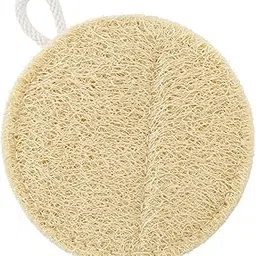 SLAKX Premium Loofah Bath Sponge Set | Round Shaped Body | Scrubbers for Shower & Spa | Gentle Exfoliating | Women & Men | Deep Cleansing | Glowing Skin (Pack of 3)-image-59