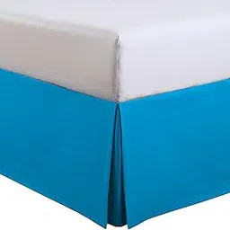 Fresh Ideas Kids Twin Bed Skirt - Lux Hotel Tailored Microfiber Bedskirt, Classic 14" Drop Length - Blue-image-63