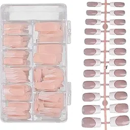Wearable Press On Nails Beauty Reusable Semi Cured Gel Nails For Girls Women Glossy Long | Nail Care Manicure & Pedicure | Press-On Nails-picture-21