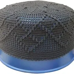 NAMAZ Cap Bengali BUTA (Black) | Free Size | Design is NOT FIX-picture-15