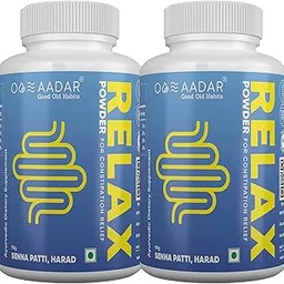 AADAR Ayurvedic Re-LAX Powder for Constipation Relief | Natural Laxative, Improves Digestion & Gastric Relief, 90 gm (Pack of 2) - with Senna, Haritaki (Harade), Ajwain-picture-46