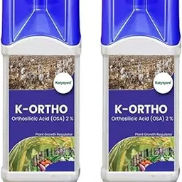 Katyayani K-Ortho Ortho silicic Acid (OSA) 2% Plant Growth Regulator for Enhanced Crop Health and Resilience for indoor and outdoor plants (500ML (250ml x 2))-picture-30