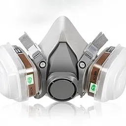 Half Facepiece Reusable Respirator with Filters, Professional GAS Respirator Face Cover Set for Painting, Dust, Organic Vapors, Chemical, Machine Polishing, Welding, Sanding, DIY, Car Spraying, Medium-picture-26