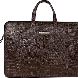 Vegan Leather Unisex Laptop Bag-LB0005-image-15