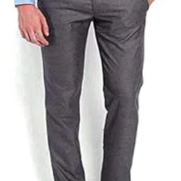 zee gold Men's Relaxed Fit Formal Trouser image 1