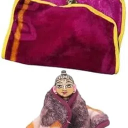 Radharamana Store Laddu Gopal Blanket for Winters | Super Soft Rajai/Kambal for Kanha Ji | Thakur Ji | Ladoo Gopal (Random Colors) (10 X 12 Inches, Pack of 2)-picture-29