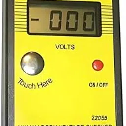 Human Body Voltage Checker Z2055 without Alarm, Digital Static Charge Meter, LCD Display with Ground Sensor-picture-31