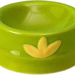 MERISHOPP Ceramic Hamster House Unique Tiny Hut Cave for Rabbits Gerbils Rats Squirrel 7.5x7.5x3.5cm-image-3