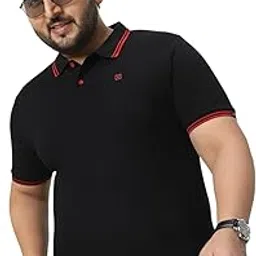 urbano plus Men's Black, White, Maroon Color-Block Regular Fit Full Sleeve Cotton T-Shirt-picture-14