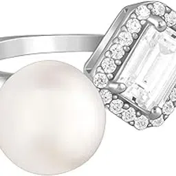 giva 925 Silver Pearl It Up Ring,Indian, Adjustable| Gifts for Women and Girls | With Certificate of Authenticity and 925 Stamp | 6 Months Warranty*-picture-21