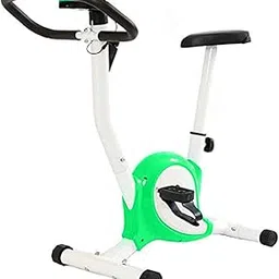 IRIS Fitness Indoor Stationary Upright Belt Bicycle Exercise Workout Fitness Cycling Bike w/LCD Display (Green)-image-17