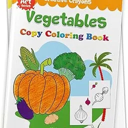 Colouring Book of Vegetables: Creative Crayons Series - Crayon Copy Colour Books-picture-23