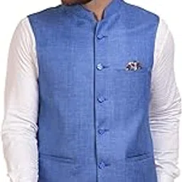 bis creations Men's Black Festive Nehru Jacket/Waistcoat-picture-39